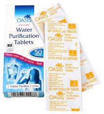 Highlander Oasis Water Purification Tablets 50 Pack