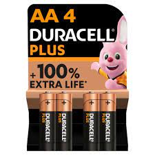 Duracell AA Batteries 4 Pack