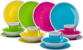 Flamefield Hello Summer 16pc Melamine Dinner Set