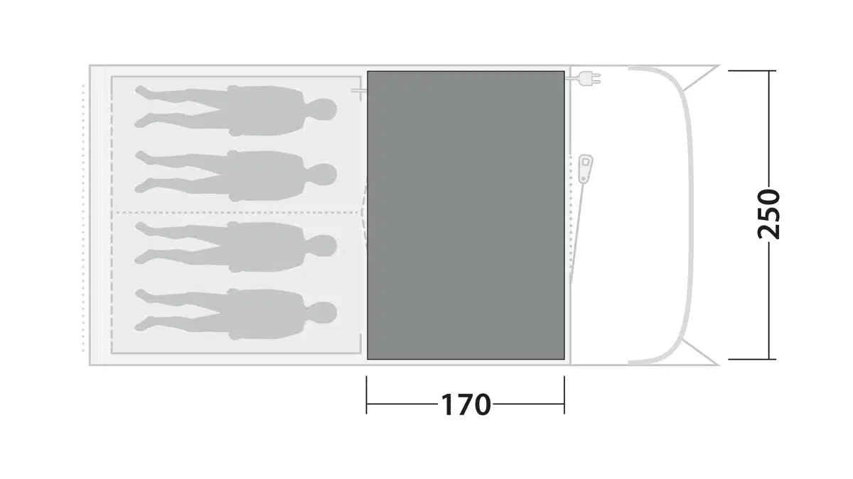 Outwell Durango / Birdland 4 Cozy Carpet