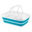 Quest Home+ Collapsible Silicone 9 Litre Picnic Basket with Ice Blocks