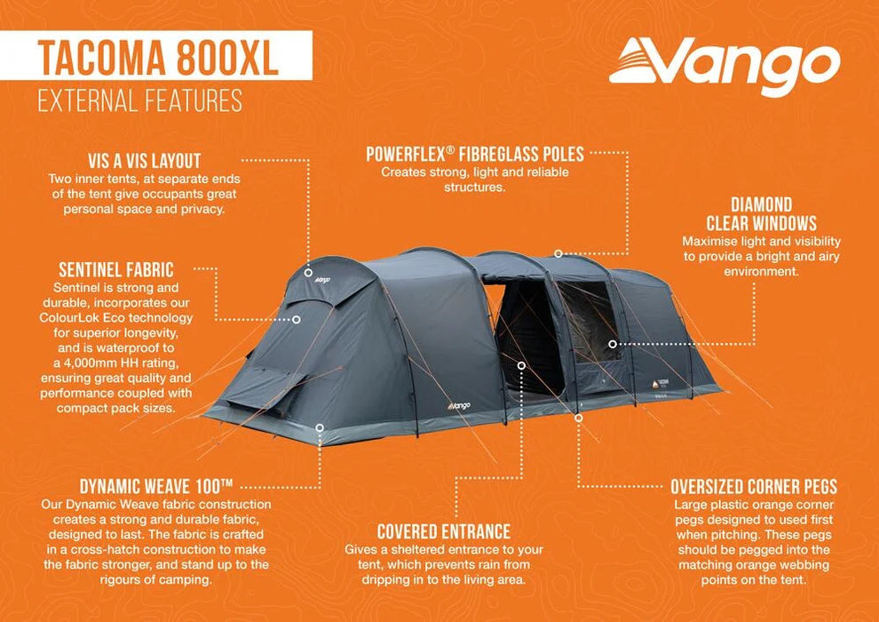 Vango Tacoma 800XL Package