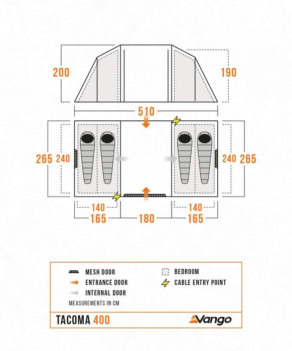 Vango Tacoma 400 Package
