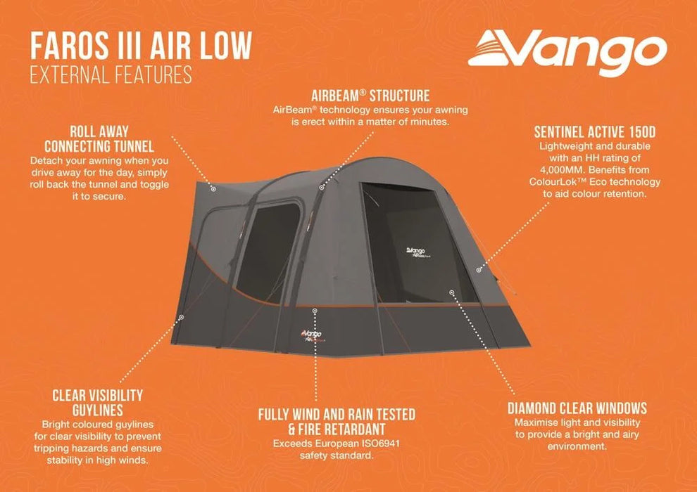 Vango Faros III Air Low Cloud Grey