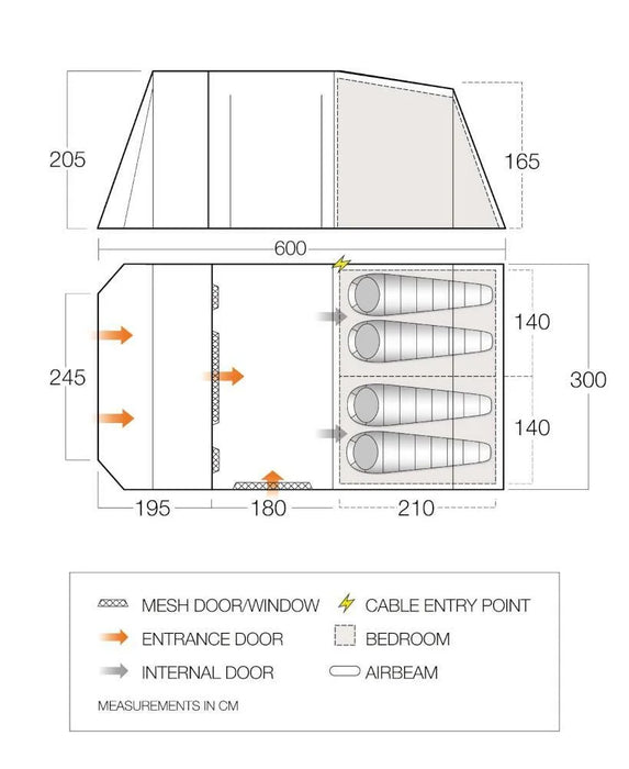 Vango Lismore TC 450 Package