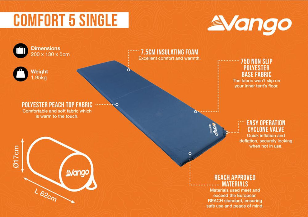 Vango Comfort 5 Single