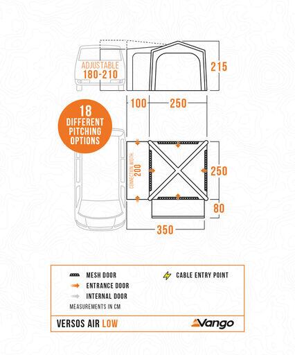 Vango Versos Air Low Driveaway Awning 2026