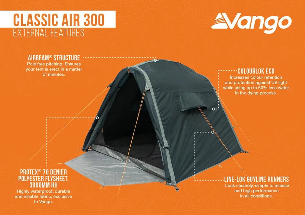Vango Classic Air 300 Orange 2025