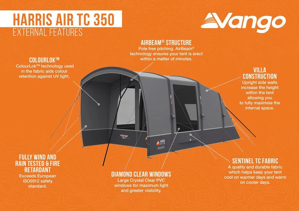 Vango Harris Air TC 350 Cloud Grey 2025