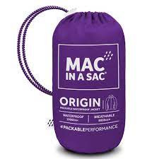 Mac In A Sac Adult Jacket Purple & Black