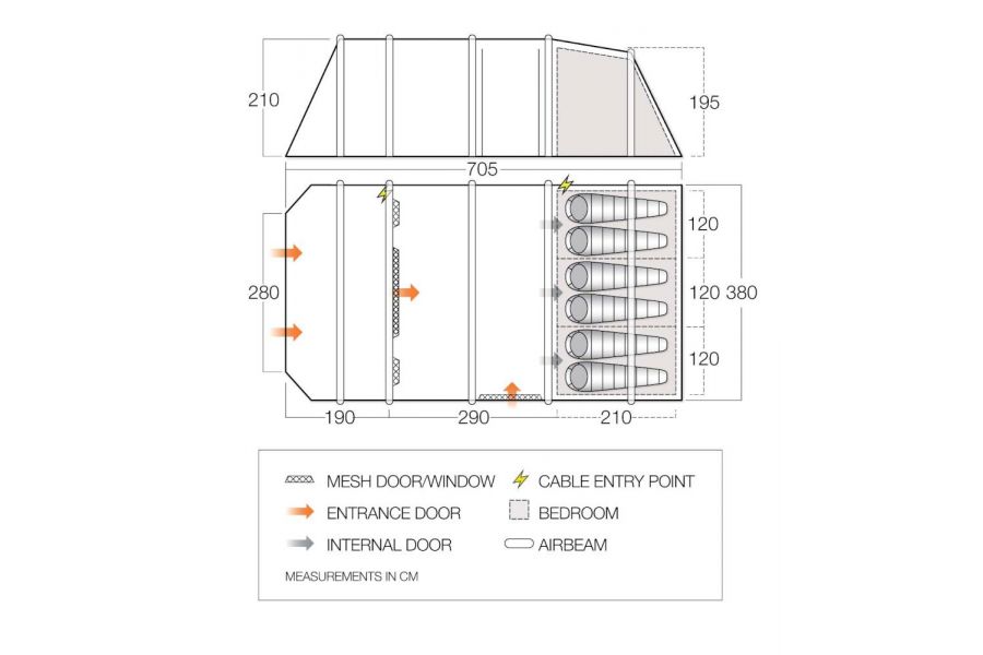 Vango Lismore TC 600XL Package