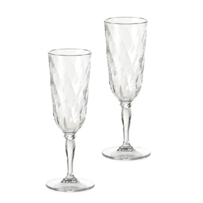 Quest Omada Crystal Acrylic Champagne Flute