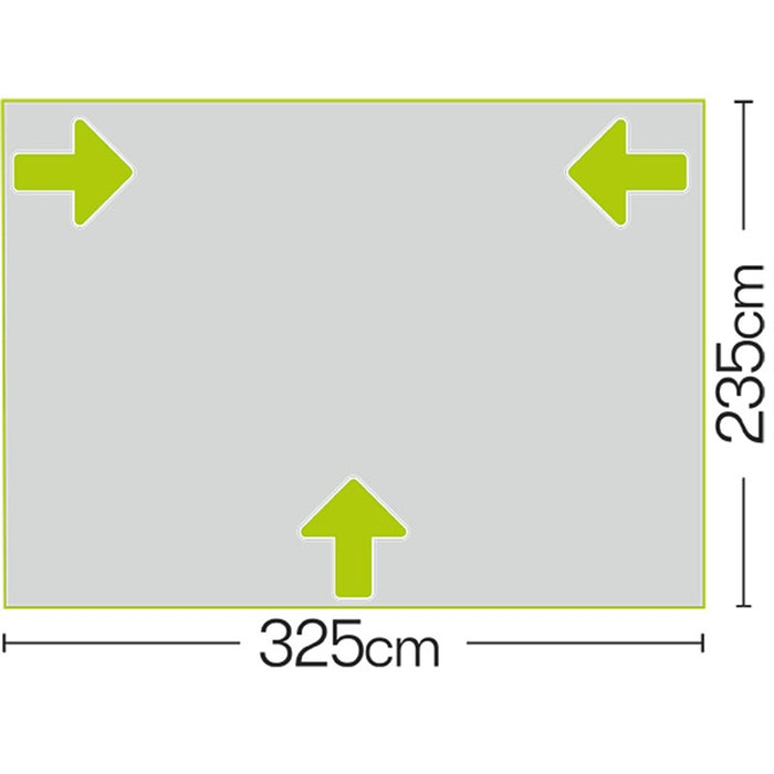 Quest Falcon Pro Poled 325 Porch Awning