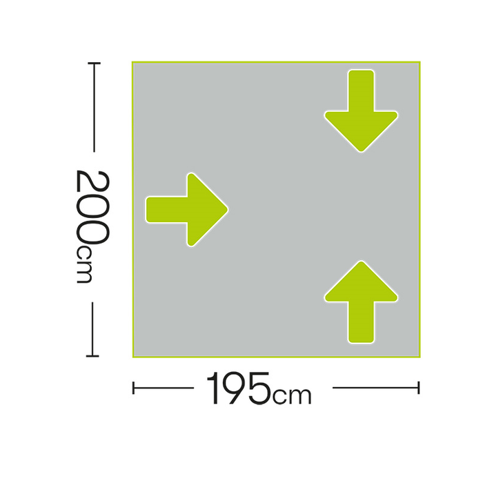 Quest Kite Poled Tailgate Awning