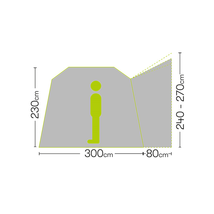 Quest Eagle Air Drive Away Awning (High : 240 - 270)