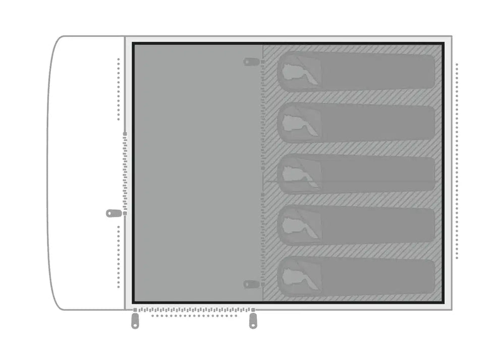 Easy Camp Skarvan 5 / Brimnes 5 Air Footprint