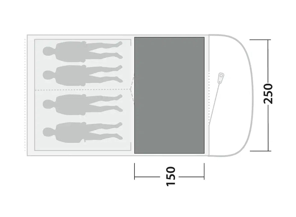 Outwell Sky 4 Cozy Carpet