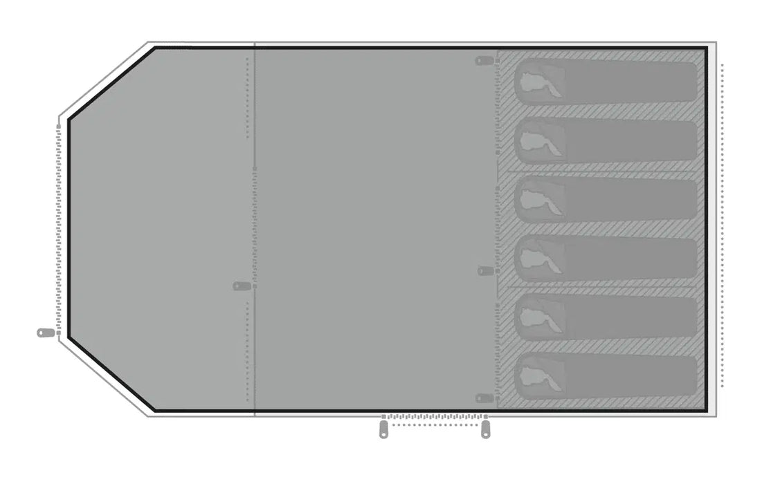 Easy Camp Sola 6 / Glomma 6 Footprint