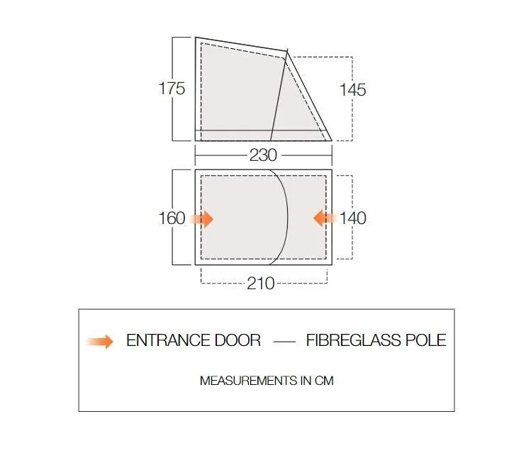 Vango Tall Annexe Elements Shield Balletto