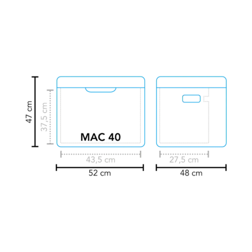 Mestic Absorption Cool Box MAC 40