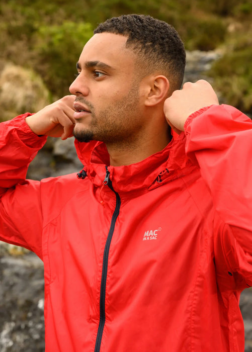 Mac In A Sac Jacket Adult Red