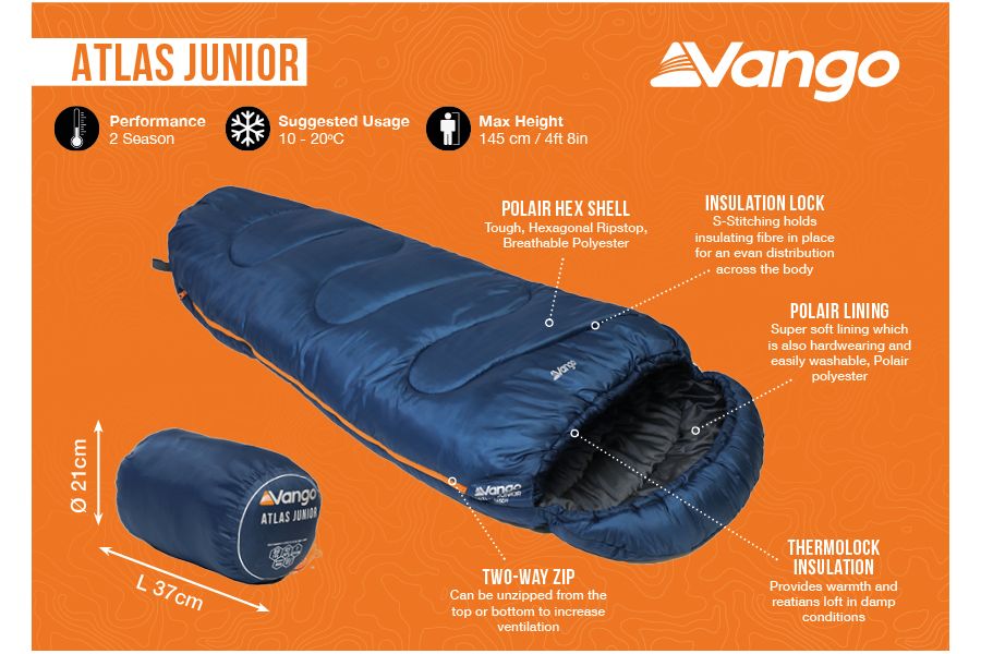 Vango Atlas Junior Sleeping Bag