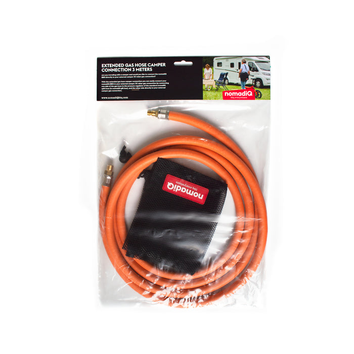 NomadiQ Extended Gas Hose Camper Connection 3M