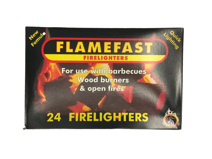 Flamefast 24 Firelighters - Fuel & Gas
