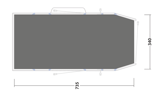 Outwell Jacksondale 5PA Footprint