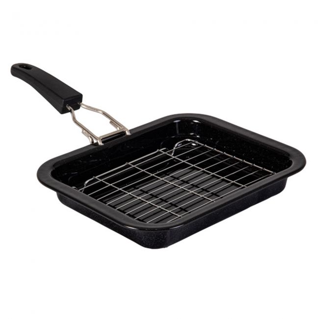 Quest BBQ/Oven Range Grill Pan W/ Removable Handle