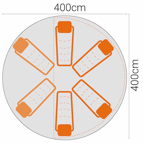 Quest Signature 4M Classic bell tent