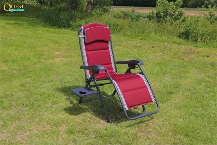 Quest Bordeaux Pro Relax XL Chair w/Side Table