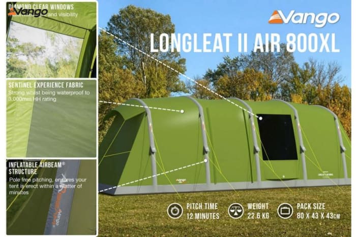 Vango Longleat II Air 800XL