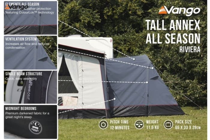 Vango Tall Annex All Season - Riviera