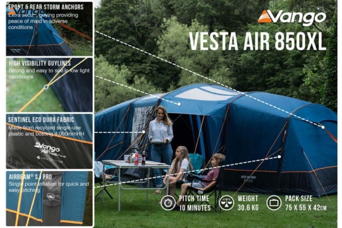 Vango Vesta Air 850XL